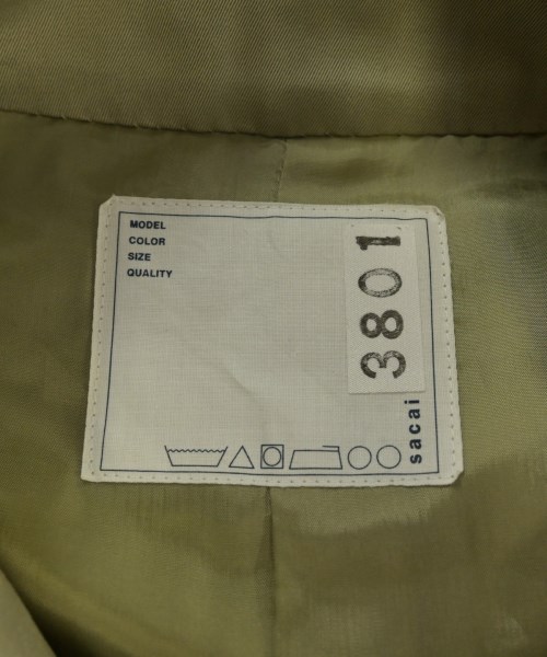 sacai（サカイ）トレンチコート カーキ サイズ:-(XL位) メンズ/2200628645012