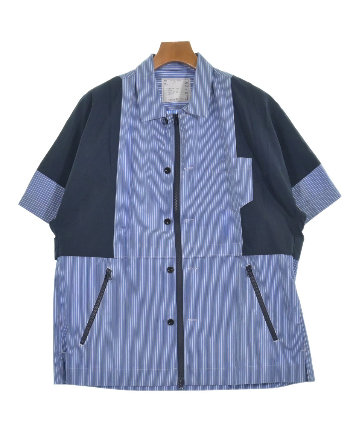 sacai（サカイ）カジュアルシャツ 青 サイズ:2(M位) メンズ