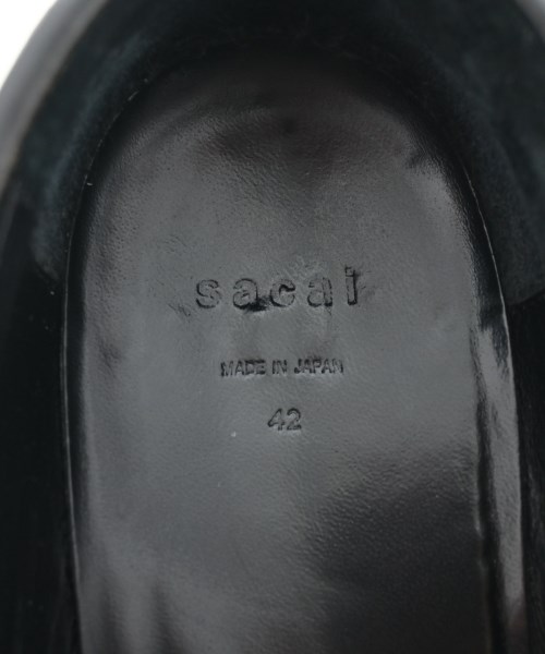 sacai（サカイ）ビジネス・ドレスシューズ 黒 サイズ:EU42(27cm位) メンズ/2200628315069