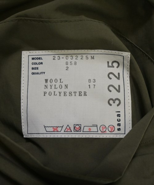 sacai（サカイ）その他 カーキ サイズ:2(M位) メンズ/2200628912077