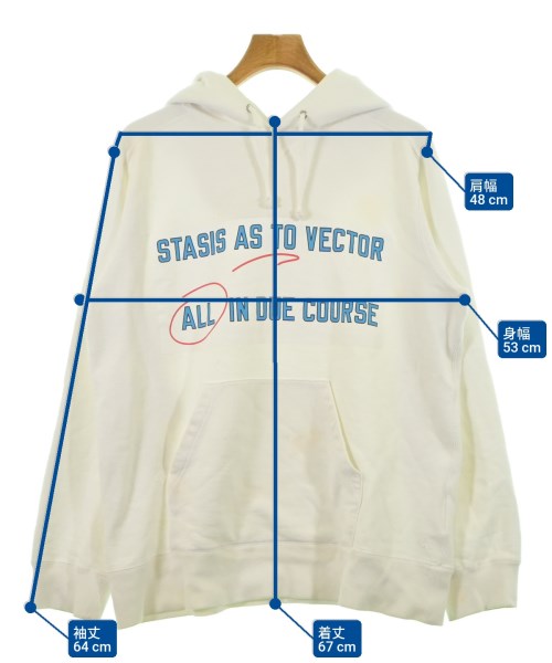 sacai（サカイ）パーカー 白 サイズ:3(L位) メンズ/2200629883024