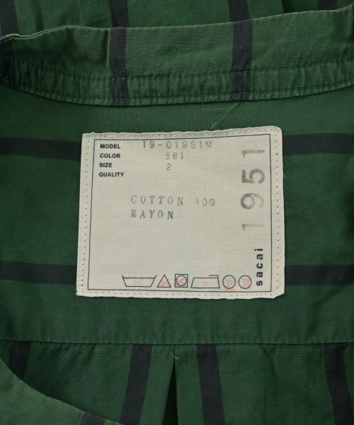 sacai（サカイ）Tシャツ・カットソー 緑 サイズ:2(M位) メンズ/2200629883048