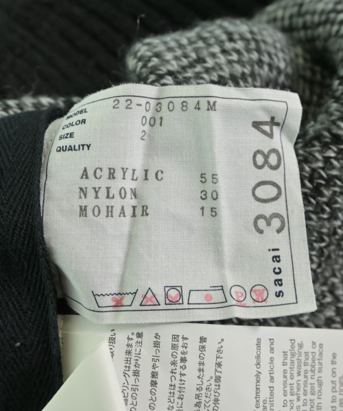 sacai（サカイ）ニット・セーター 黒 サイズ:2(M位) メンズ/2200629883055