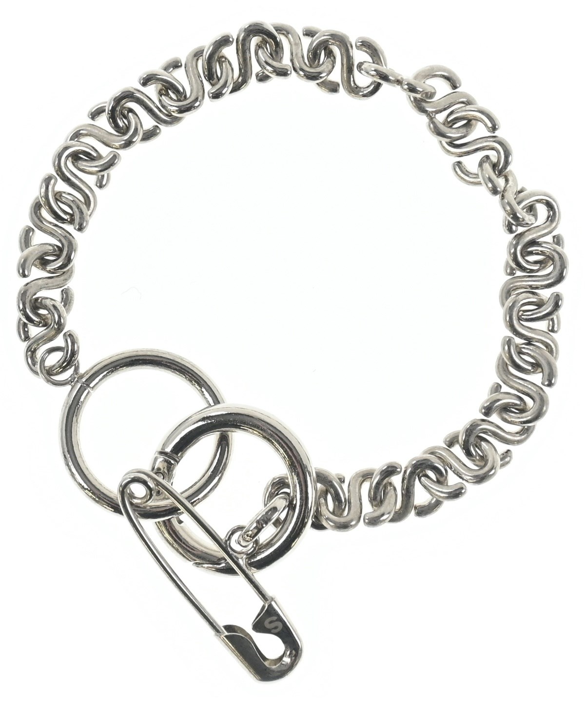 sacai リングブレスレット sacai（サカイ）ブレスレット・バングル シルバー サイズ:- メンズ