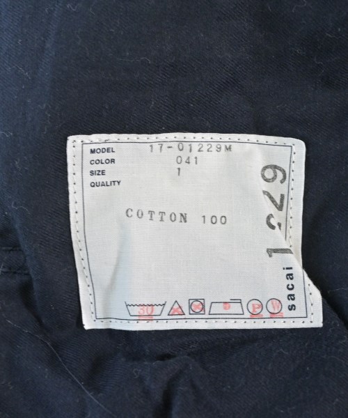 sacai（サカイ）ショートパンツ 黒 サイズ:1(S位) メンズ/2200631293064