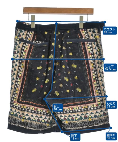 sacai（サカイ）ショートパンツ 黒 サイズ:1(S位) メンズ/2200631293064