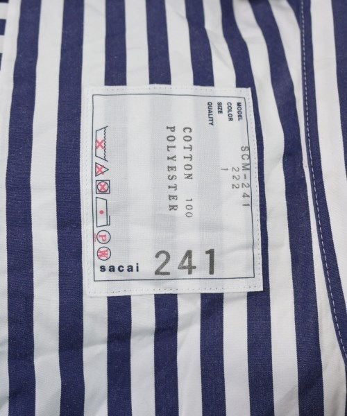 sacai（サカイ）カジュアルシャツ 紺 サイズ:1(S位) メンズ/2200631483038