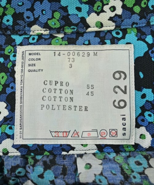 sacai（サカイ）カジュアルシャツ 青 サイズ:3(L位) メンズ/2200632153039