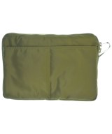 sacai（サカイ）クラッチバッグ カーキ サイズ:- メンズ/2200632216048