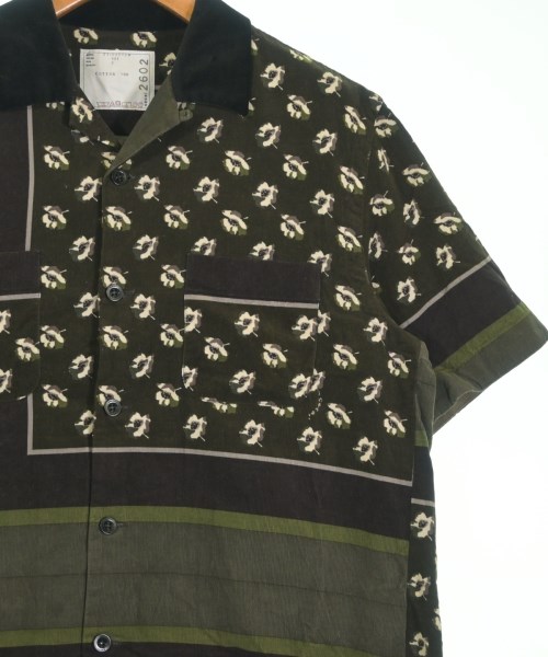 sacai（サカイ）カジュアルシャツ 緑 サイズ:2(M位) メンズ/2200609028070