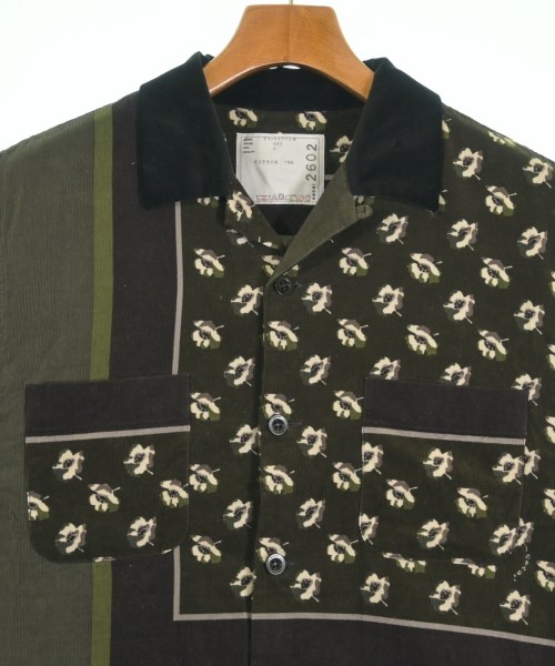 sacai（サカイ）カジュアルシャツ 緑 サイズ:2(M位) メンズ/2200609028070