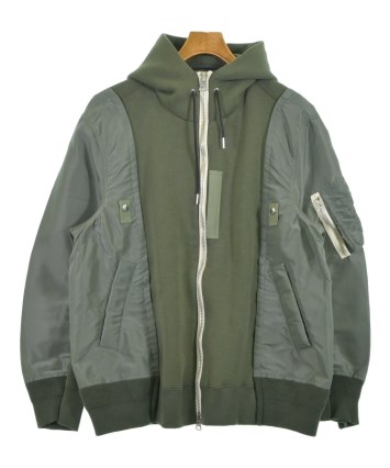 sacai（サカイ）ミリタリーブルゾン カーキ サイズ:4(XL位) メンズ