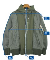 sacai（サカイ）ミリタリーブルゾン カーキ サイズ:4(XL位) メンズ/2200633442040