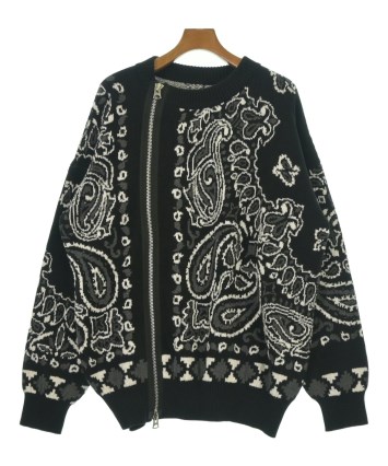 sacai（サカイ）ニット・セーター 黒 サイズ:4(XL位) メンズ