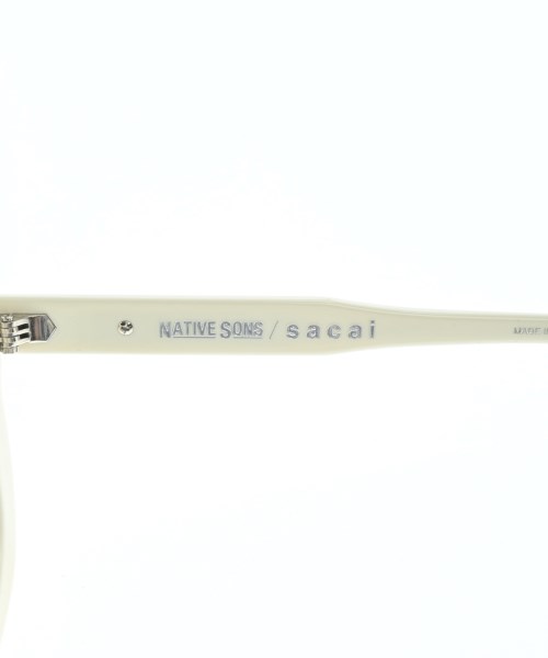 sacai（サカイ）サングラス 白 サイズ:- メンズ/2200633442088