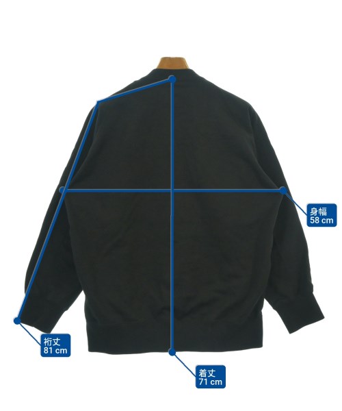 sacai（サカイ）スウェット 黒 サイズ:1(S位) メンズ/2200621831092