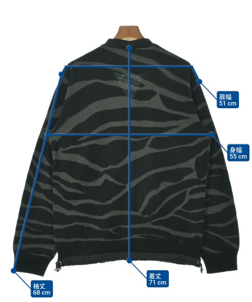 sacai（サカイ）カーディガン 黒 サイズ:2(M位) メンズ/2200632701179