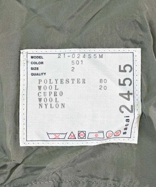 sacai（サカイ）その他 カーキ サイズ:2(M位) メンズ/2200632701247