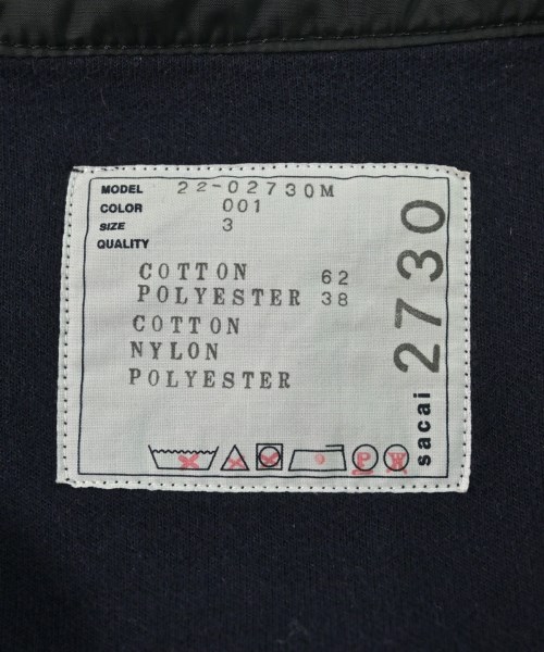sacai（サカイ）パーカー 黒 サイズ:3(L位) メンズ/2200632701407