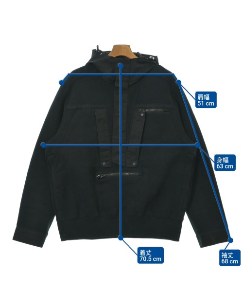 sacai（サカイ）パーカー 黒 サイズ:3(L位) メンズ/2200632701407
