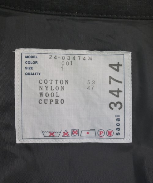 sacai（サカイ）その他 黒 サイズ:1(S位) メンズ/2200633790035