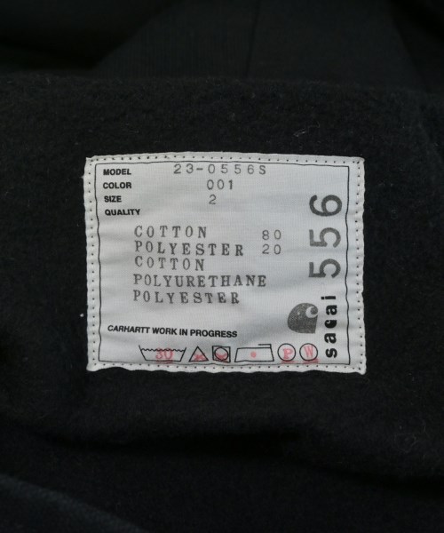 sacai（サカイ）パーカー 黒 サイズ:2(M位) メンズ/2200604529015