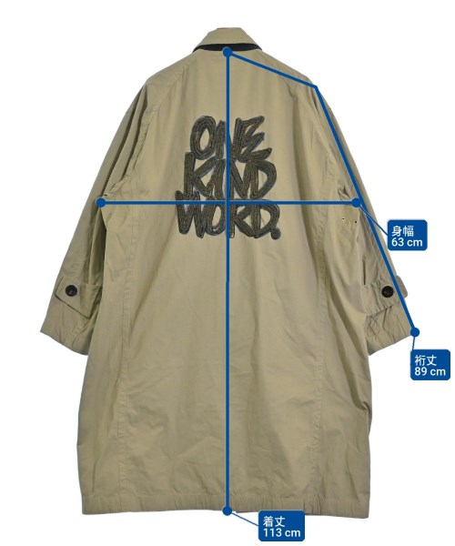 sacai（サカイ）ステンカラーコート カーキ サイズ:1(S位) メンズ/2200609149034