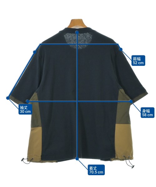 sacai（サカイ）Tシャツ・カットソー 紺 サイズ:2(M位) メンズ/2200611490032