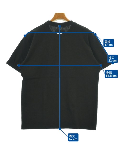 sacai（サカイ）Tシャツ・カットソー 黒 サイズ:2(M位) メンズ/2200611705143