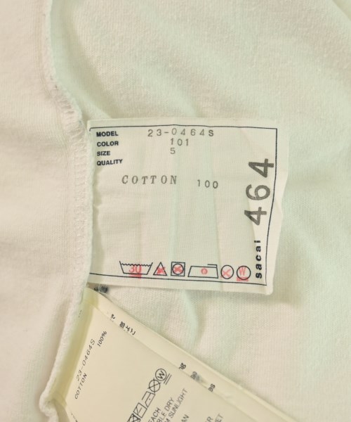 sacai（サカイ）Tシャツ・カットソー 黒 サイズ:5(XXL位) メンズ/2200612052055