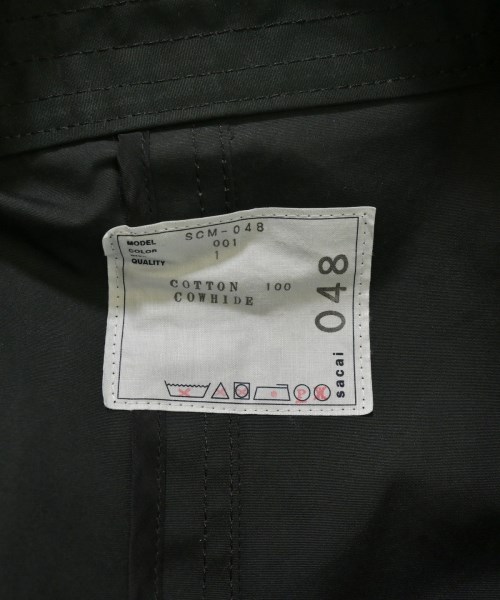 sacai（サカイ）モッズコート 黒 サイズ:1(S位) メンズ/2200612930018