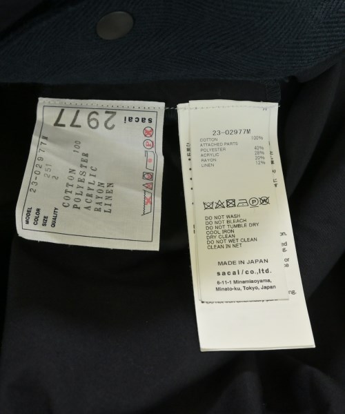 sacai（サカイ）その他 黒 サイズ:2(M位) メンズ/2200613087032