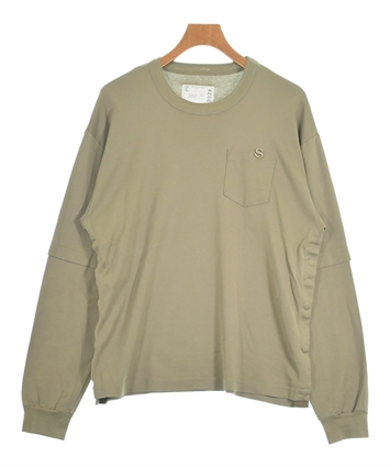 sacai（サカイ）Tシャツ・カットソー カーキ サイズ:2(M位) メンズ
