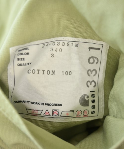 sacai（サカイ）カバーオール 緑 サイズ:-(XLL位) メンズ/2200613583015