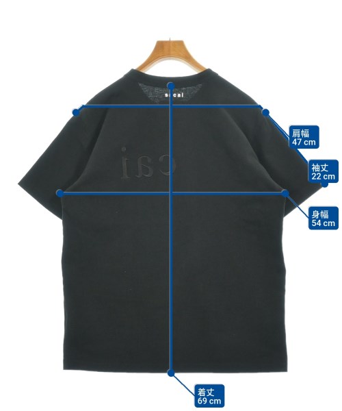 sacai（サカイ）Tシャツ・カットソー 黒 サイズ:4(XL位) メンズ/2200614830040