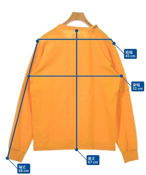 sacai（サカイ）Tシャツ・カットソー オレンジ サイズ:1(S位) メンズ/2200615149011