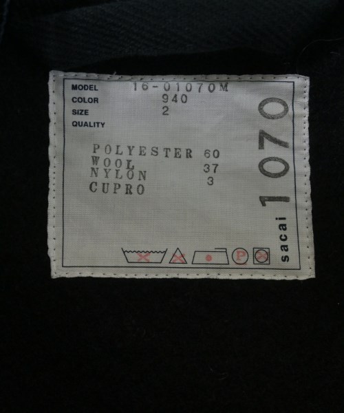 sacai（サカイ）ダッフルコート 紺 サイズ:2(M位) メンズ/2200617727019