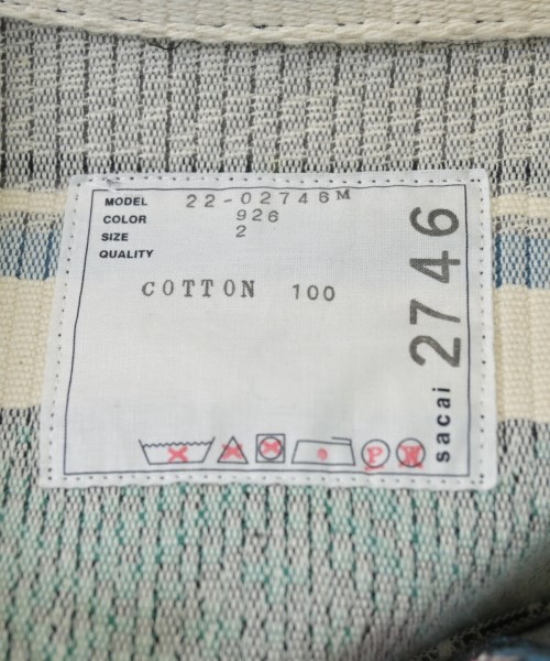 sacai（サカイ）カジュアルジャケット グレー サイズ:2(M位) メンズ/2200618136018