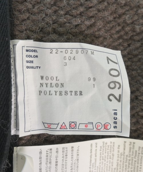 sacai（サカイ）その他 茶 サイズ:3(L位) メンズ/2200618223015