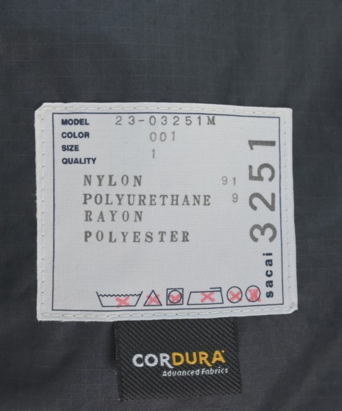 sacai（サカイ）その他 黒 サイズ:1(S位) メンズ/2200618379019