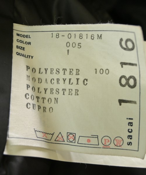 sacai（サカイ）その他 黒 サイズ:1(S位) メンズ/2200618613045