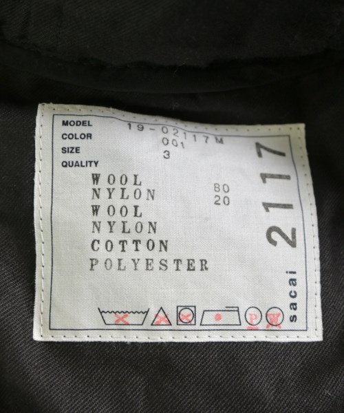 sacai（サカイ）その他 黒 サイズ:3(L位) メンズ/2200618613052