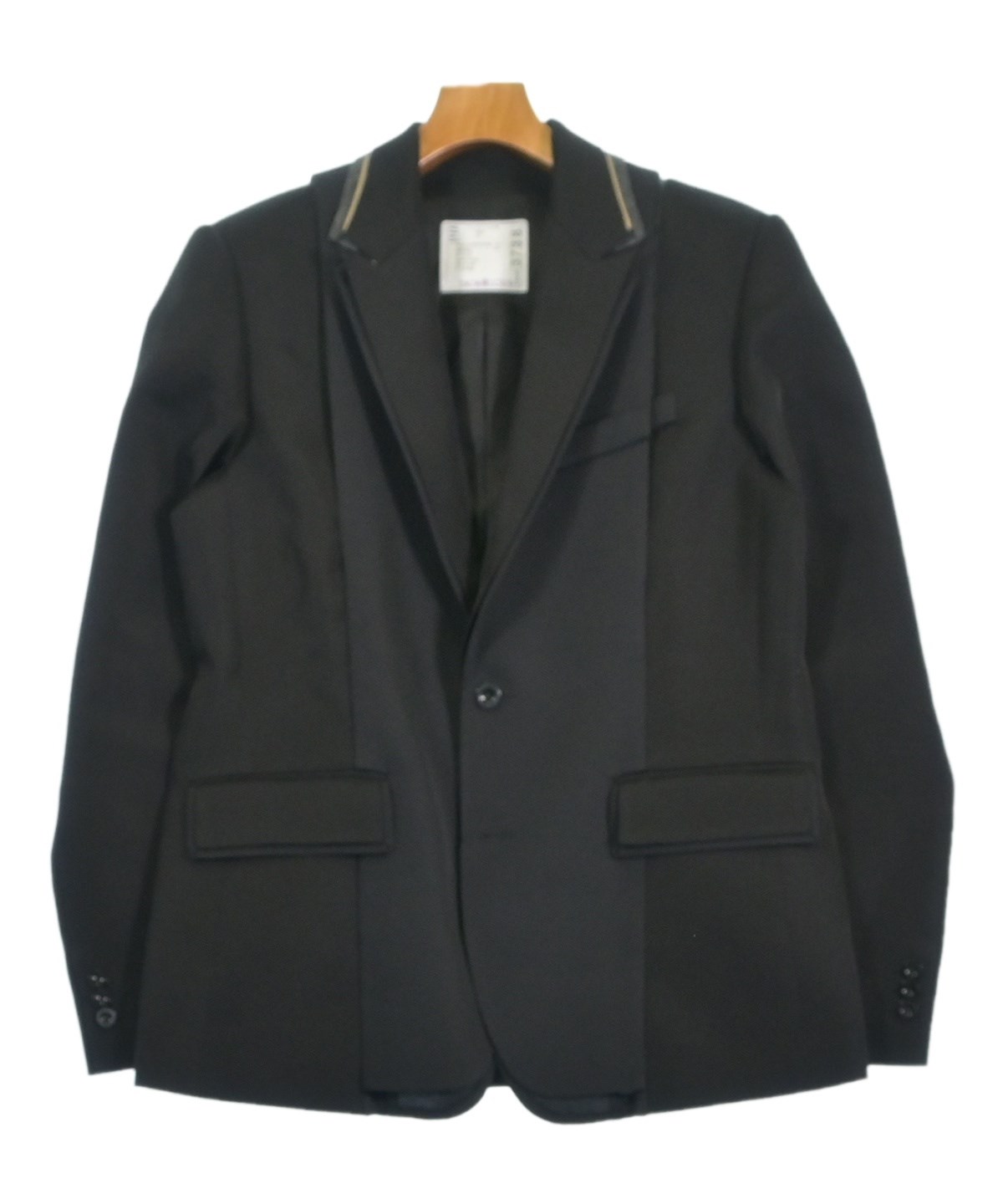 SACAI ブラック テーラードジャケット 日本製 0303925O0147_x1_a001.jpg