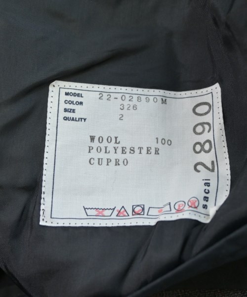 sacai（サカイ）スラックス グレー サイズ:2(M位) メンズ/2200619079017