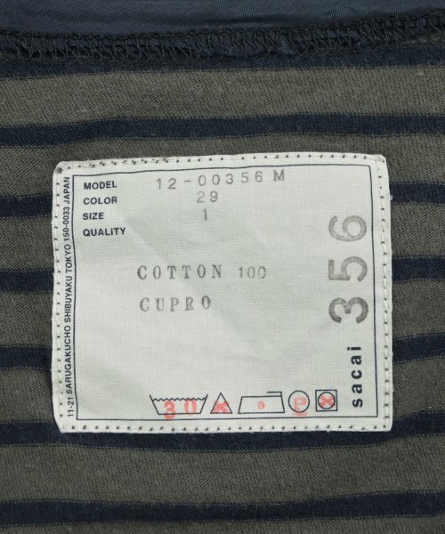 sacai（サカイ）Tシャツ・カットソー グレー サイズ:1(S位) メンズ/2200610126031