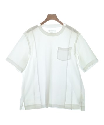 sacai（サカイ）Tシャツ・カットソー 白 サイズ:1(S位) メンズ