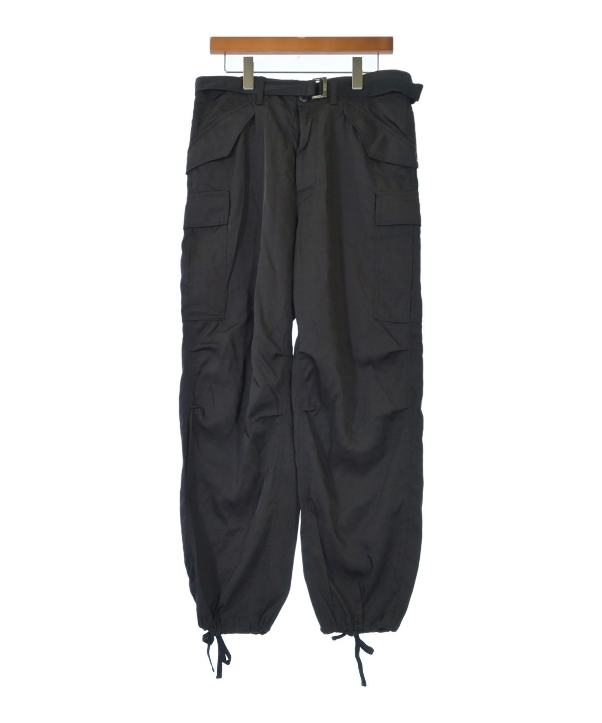 サカイ sacai カーゴパンツ　超美品！サイズ4 sacai（サカイ）カーゴパンツ 黒 サイズ:3(L位) メンズ