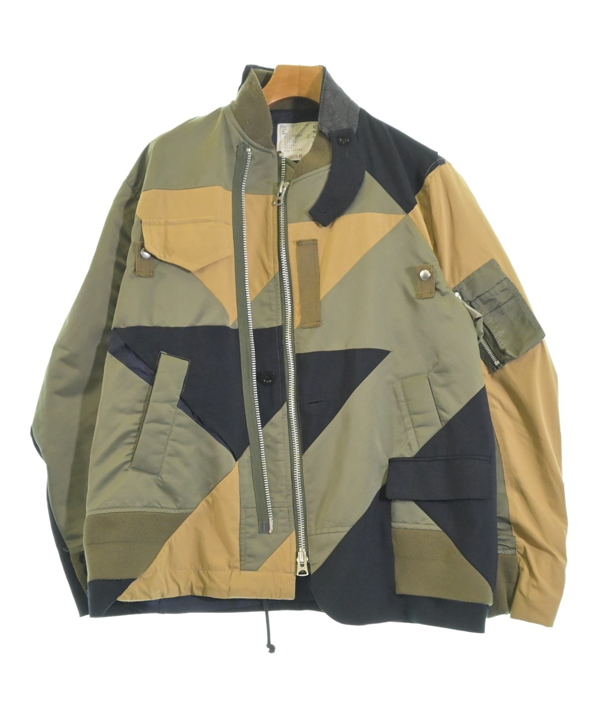 sacai（サカイ）ミリタリーブルゾン カーキ サイズ:2(M位) メンズ