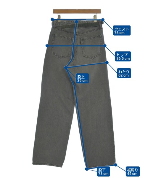 sacai（サカイ）デニムパンツ グレー サイズ:-(L位) メンズ/2200662708056