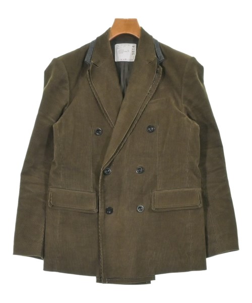 sacai(サカイ)テーラードジャケット カーキ サイズ:1(S位)/2200672577017